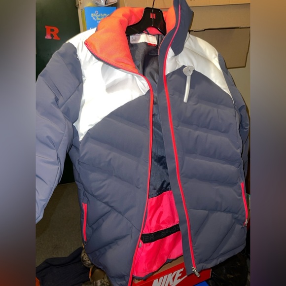 SPYDER BREAKOUT DOWN JACKET Women SIZE 14 No HOOD NWOT - Picture 4 of 13